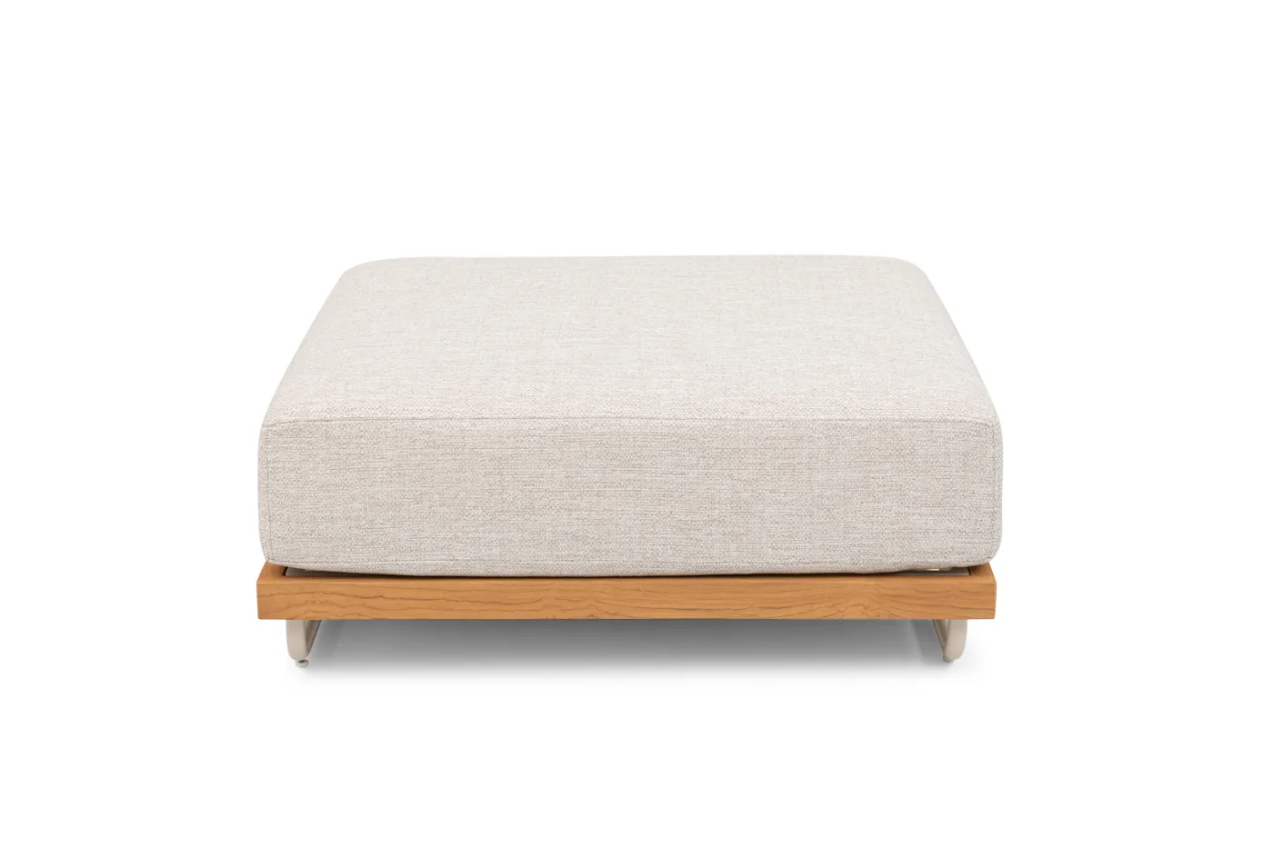 Baybay ottoman - small/medium (teak base)