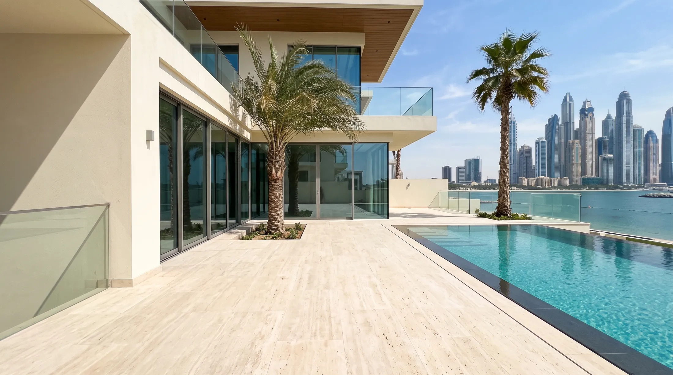 Empty terrace
